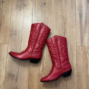 Red Cowgirl Boots